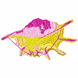 Seashell Embroidery Design 9 Seashell Embroidery Design 9